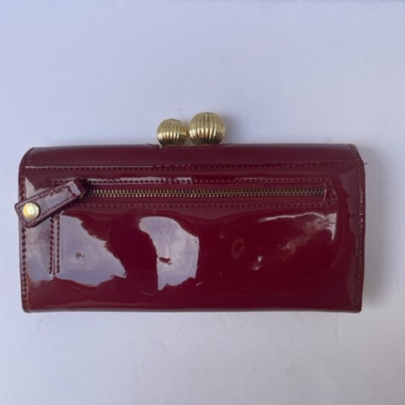 Ted Baker Bobble Patent Leather Wallet with Flaws - Picture 2 of 15